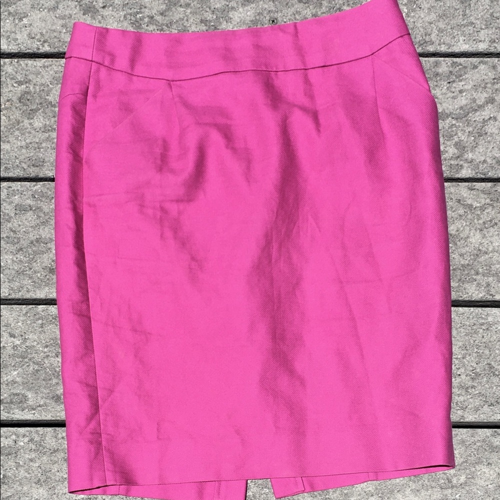 Pink J. Crew Pencil Skirt sz 6